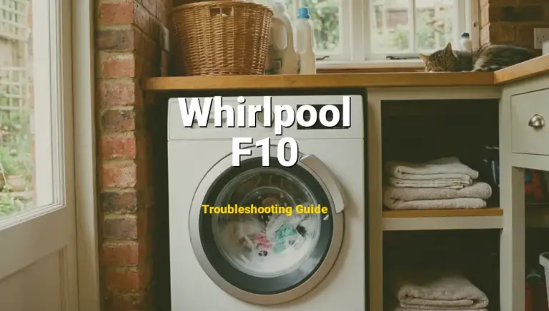 How to Fix Whirlpool Duet Washer Error Code F10: Motor Control Unit Overheat (Full Guide)