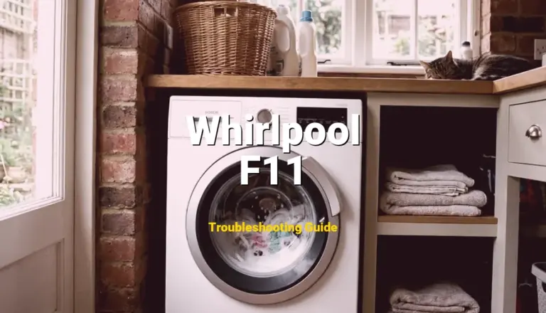 How to Fix Whirlpool Duet Washer Error Code F11: Serial Communication Error (Full Guide)