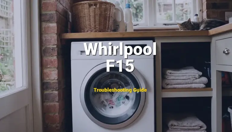 F15 Error on Whirlpool Duet Washer? Comprehensive Fix Guide
