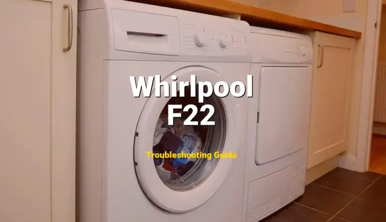 F22 Error on Whirlpool Duet Washer? Comprehensive Fix Guide