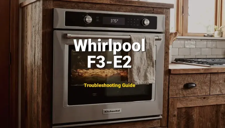F3-E2 Error on Whirlpool Oven? Comprehensive Fix Guide