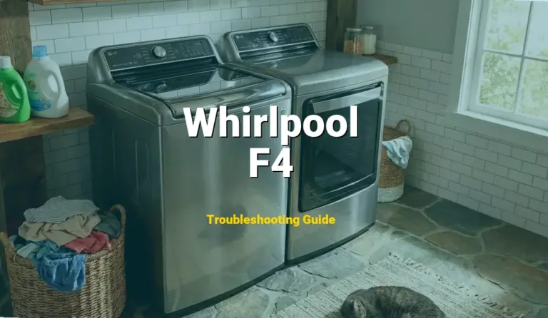 Troubleshooting Whirlpool Error Code F4: What It Means & How to Fix