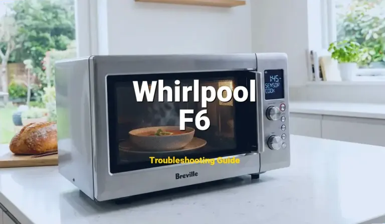 Troubleshooting Whirlpool Error Code F6: What It Means & How to Fix