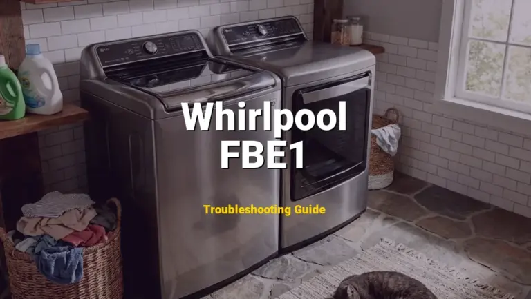 Whirlpool Dishwasher Error FBE1 Solved: Detailed DIY Repair