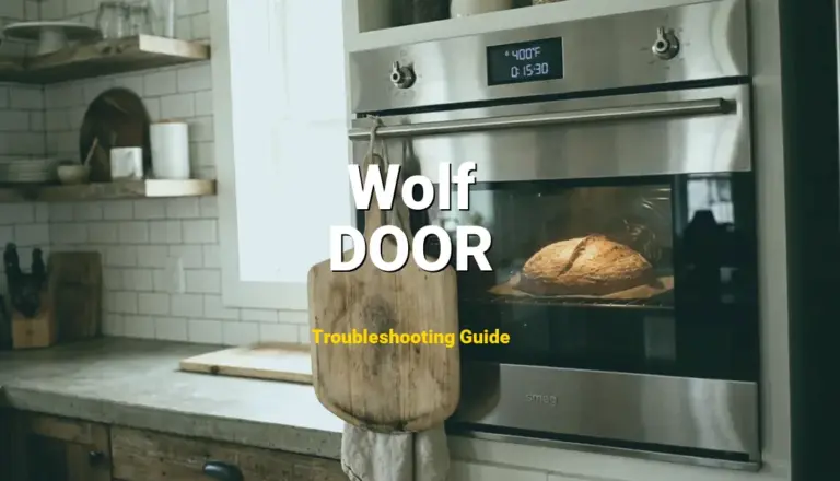 Troubleshooting Wolf Error Code DOOR: What It Means & How to Fix