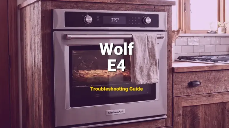 E4 Error on Wolf Range? Comprehensive Fix Guide
