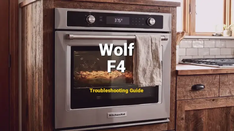 Troubleshooting Wolf Error Code F4: What It Means & How to Fix