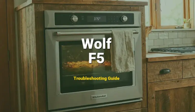 How to Fix Wolf Range Error Code F5: Stuck key on control panel (Full Guide)