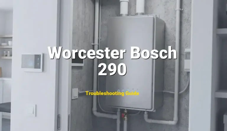 Worcester Bosch Boiler Error 290 Solved: Detailed DIY Repair