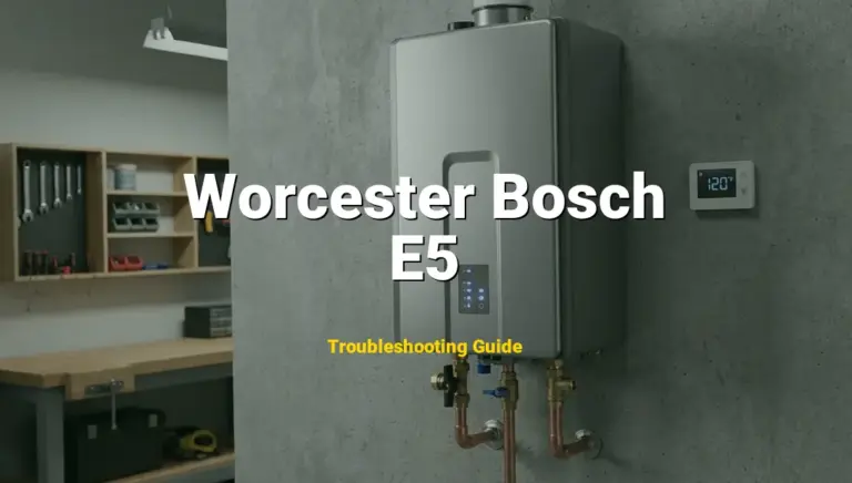How to Fix Worcester Bosch Boiler Error Code E5: Primary NTC sensor fault (Full Guide)