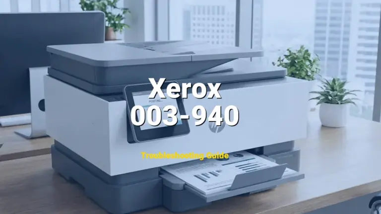 Xerox Printer Error 003-940 Solved: Detailed DIY Repair