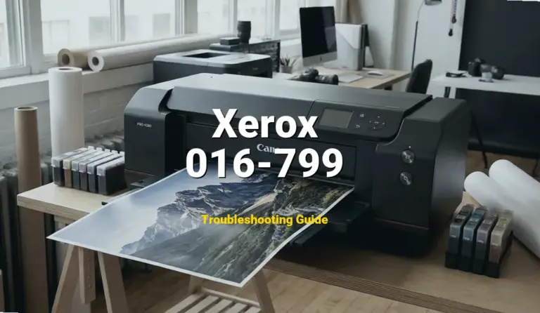 Troubleshooting Xerox Error Code 016-799: What It Means & How to Fix