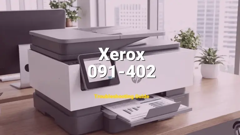 091-402 Error on Xerox Printer? Comprehensive Fix Guide