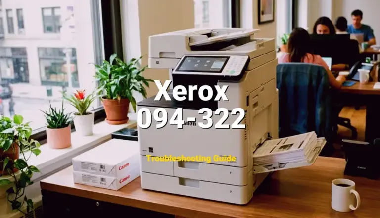 Troubleshooting Xerox Error Code 094-322: What It Means & How to Fix