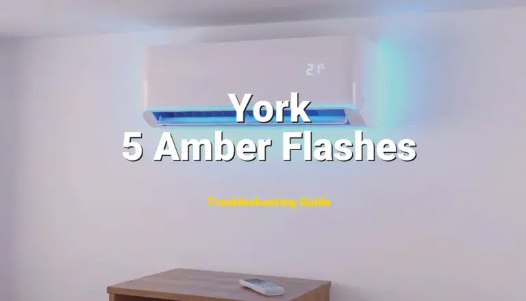 How to Fix York Furnace Error Code 5 Amber Flashes: W circuit energized without Y circuit (Full Guide)