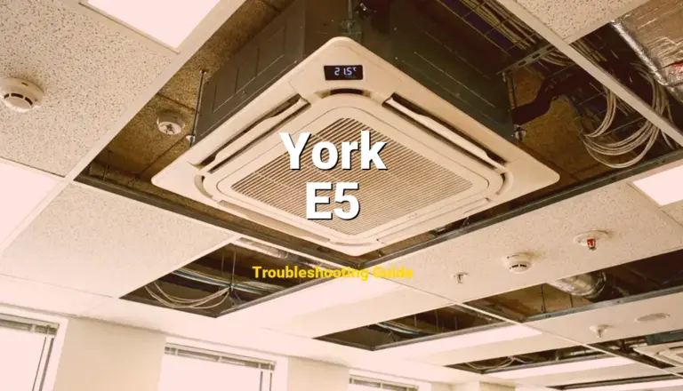 How to Fix York Furnace Error Code E5: High limit switch or rollout switch open (Full Guide)