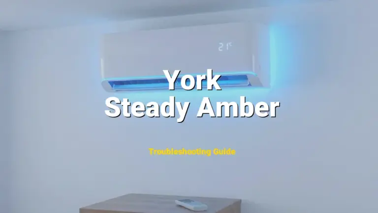 How to Fix York Furnace Error Code Steady Amber: Normal operation with flame sensed (Full Guide)